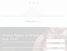 Tablet Screenshot of divorcioexpres.com