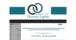 Desktop Screenshot of divorcioexpres.mx
