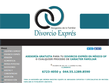 Tablet Screenshot of divorcioexpres.mx